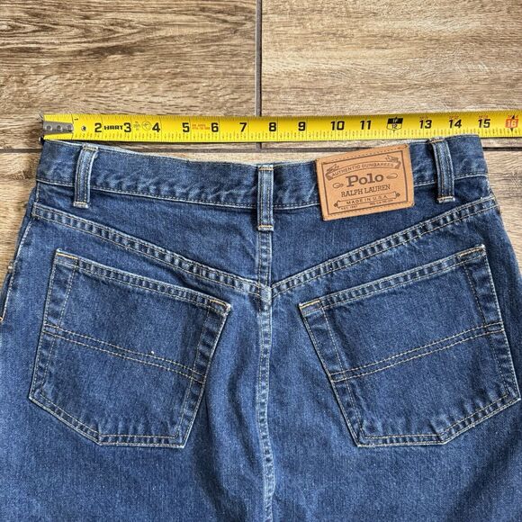 vintage Polo Ralph Lauren Skirt Womans 10 Jean Mini Blue Denim Union Made - Picture 6 of 10